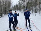 Rasti-Lukon puheenjohtaja Tommi Nyman, suunnistusjaoston puheenjohtaja Liisi Hentonen ja hiihtojaoston puheenjohtaja Pekka Tiira toivottavat kaikki tervetulleiksi 60-vuotisjuhlavuoden haastehiihtoon 26.2.