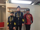 Lukas Heinonen, Tomas Heinonen ja Anni Rohila toivat kultaa Rasti-Lukolle.